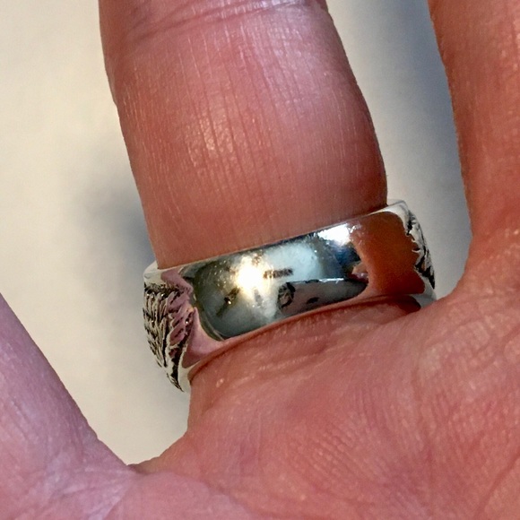 Stunning Scott Kay Eagle Wing Sterling Silver ring - Picture 4 of 6